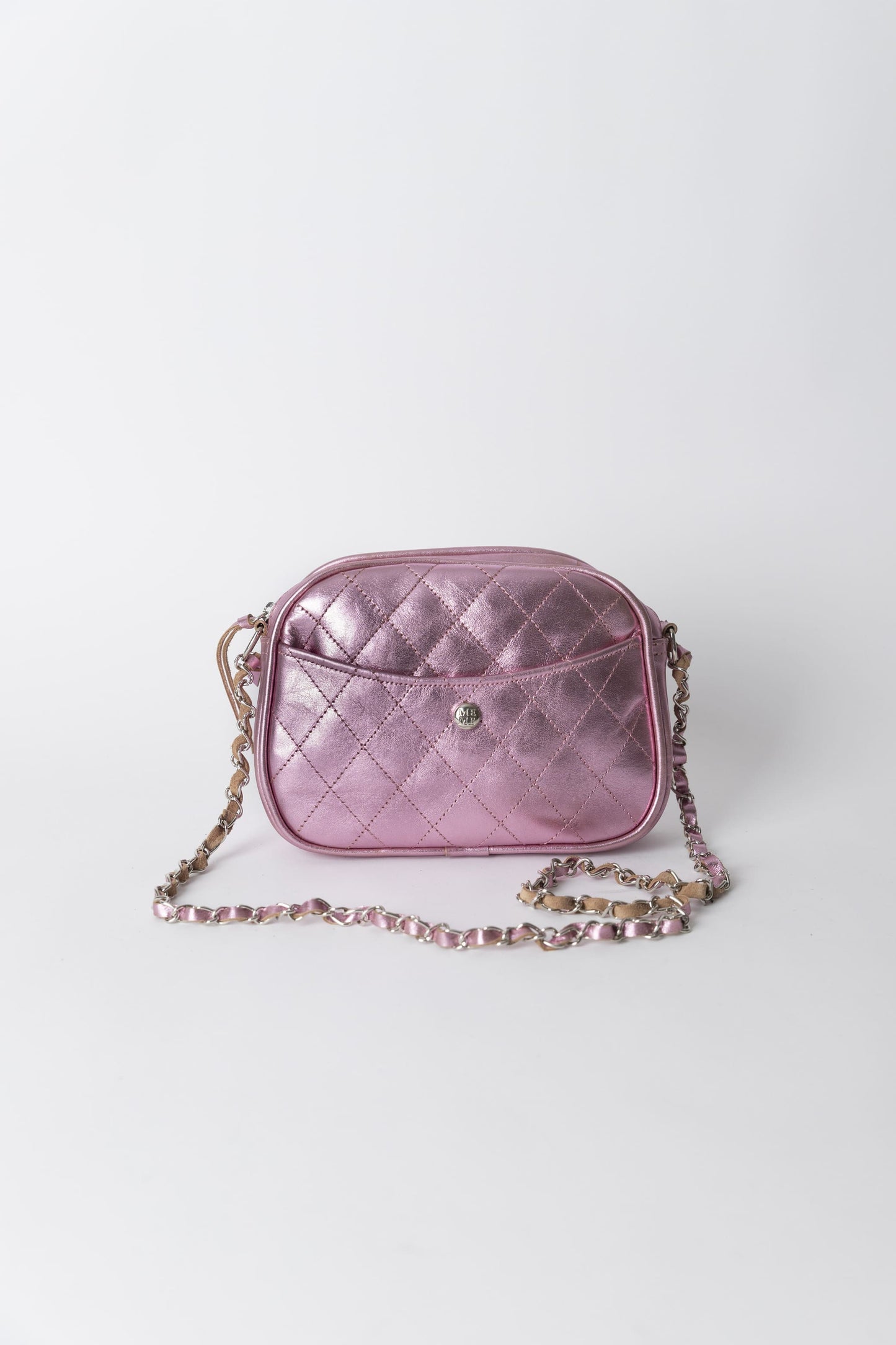 CARTERA PENNY METAL PINK